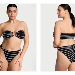 Victoria Secret Two Piece B&W Bikini Sz M/L